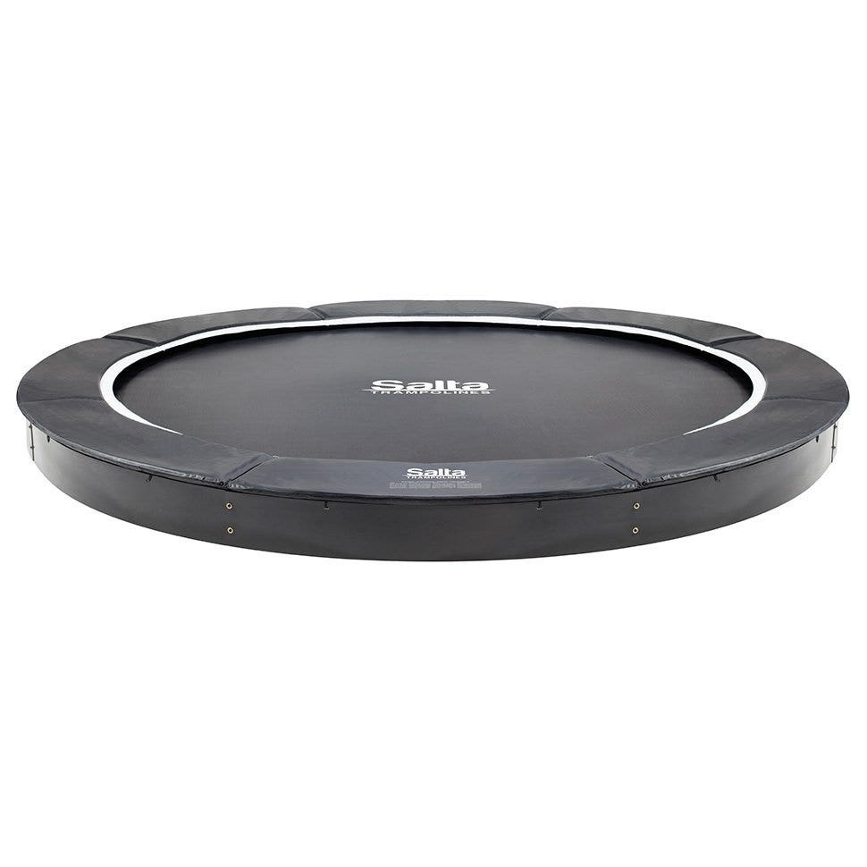 12ft Salta Royal Baseground Black Round Trampoline
