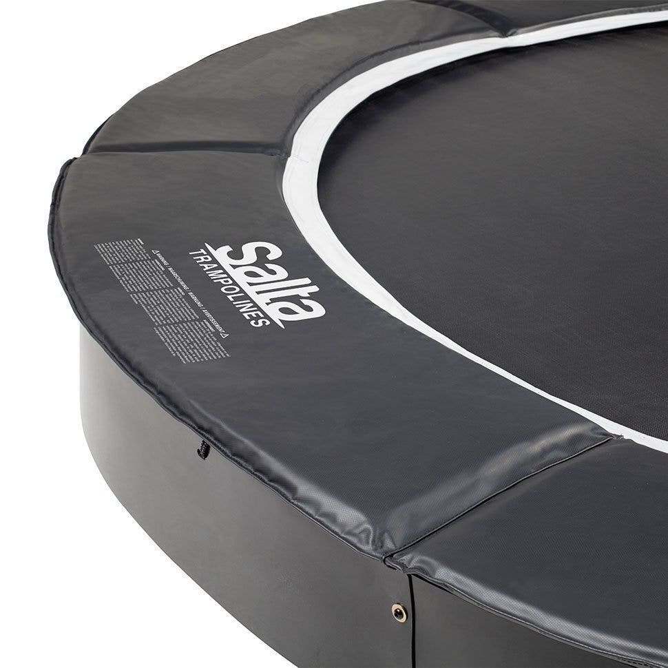 13ft Salta Royal Baseground Black Round Trampoline