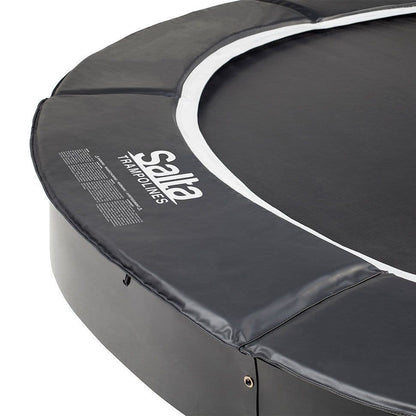 8ft 2" Salta Black Royal Baseground Round Trampoline