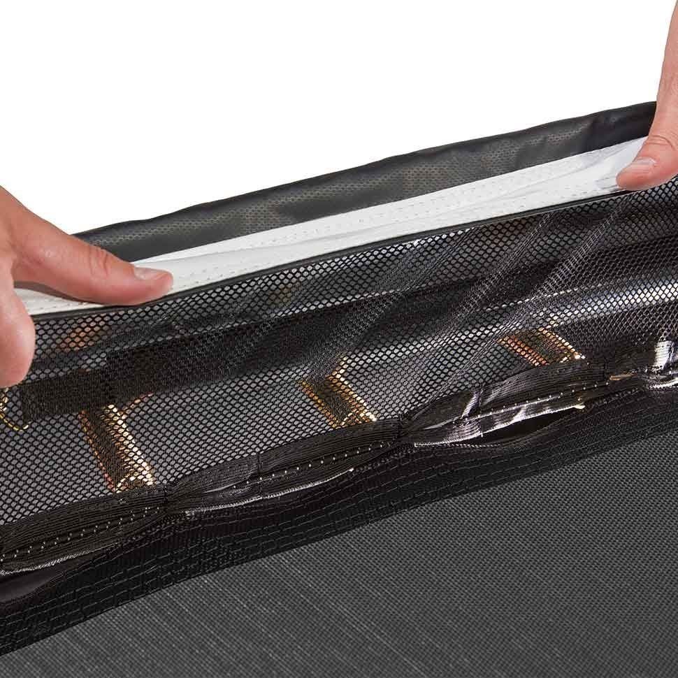 8ft 2" Salta Black Royal Baseground Round Trampoline