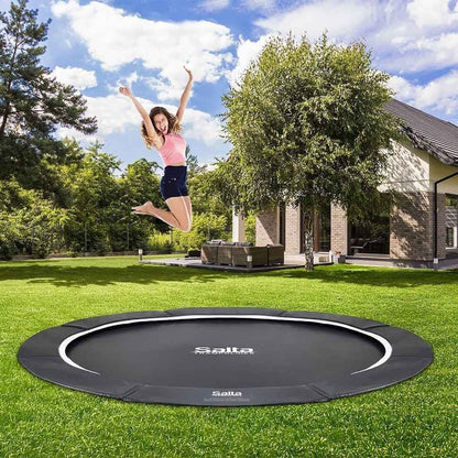 14ft Salta Royal Baseground Black Round Trampoline