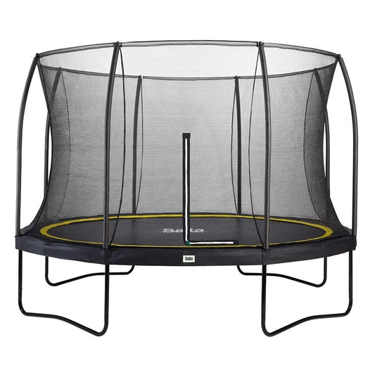 14ft Salta Black Round Comfort Edition Trampoline with Enclosure