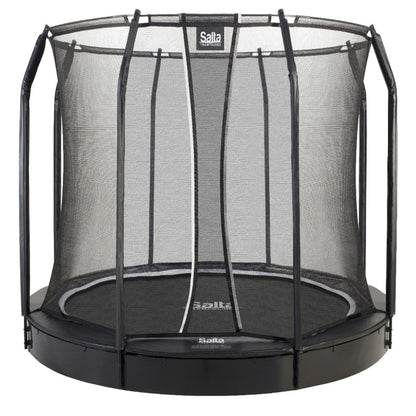 13ft Salta Black Royal Baseground Round Trampoline with Enclosure
