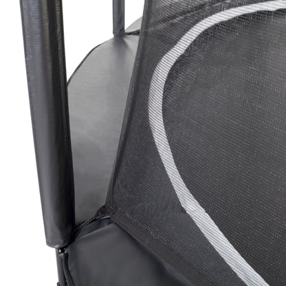 13ft Salta Black Royal Baseground Round Trampoline with Enclosure