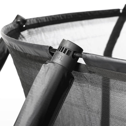 12ft x 8ft Salta Premium Black Pro Rectangular Trampoline + Safety Net