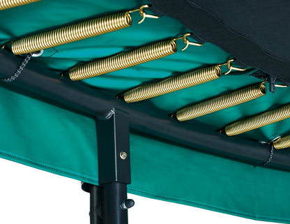 10ft Salta Green Round First Class Edition Trampoline with Enclosure