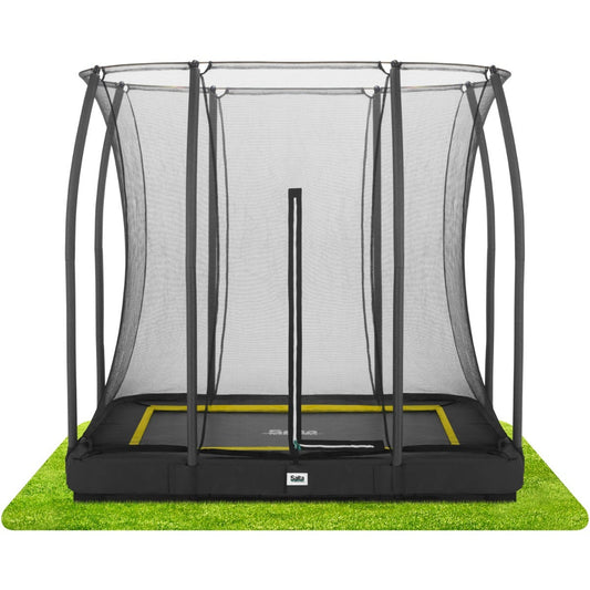 Salta 7ft x 5ft Inground Trampoline with Enclosure for Smaller Gardens