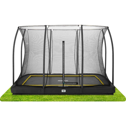 Salta 12ft x 8ft Inground Rectangular Trampoline with Safety Enclosure