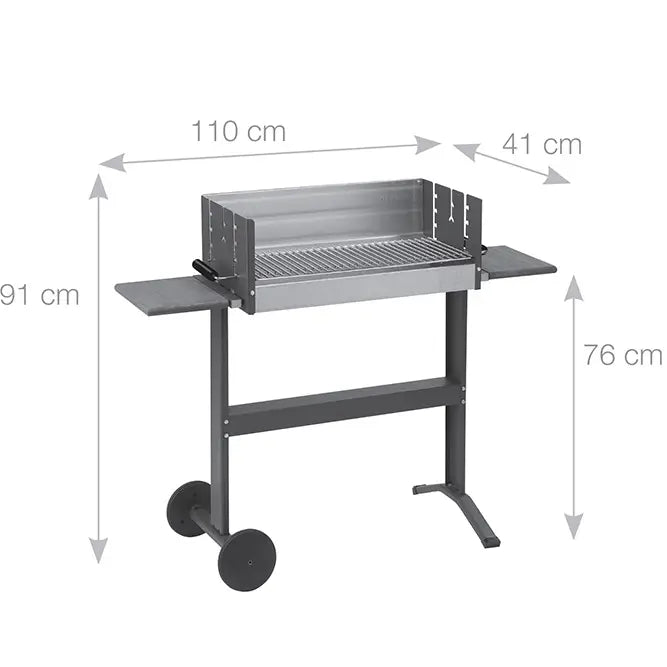 Martinsen Box BBQ 5300 Danish Charcoal BBQ with Side Tables