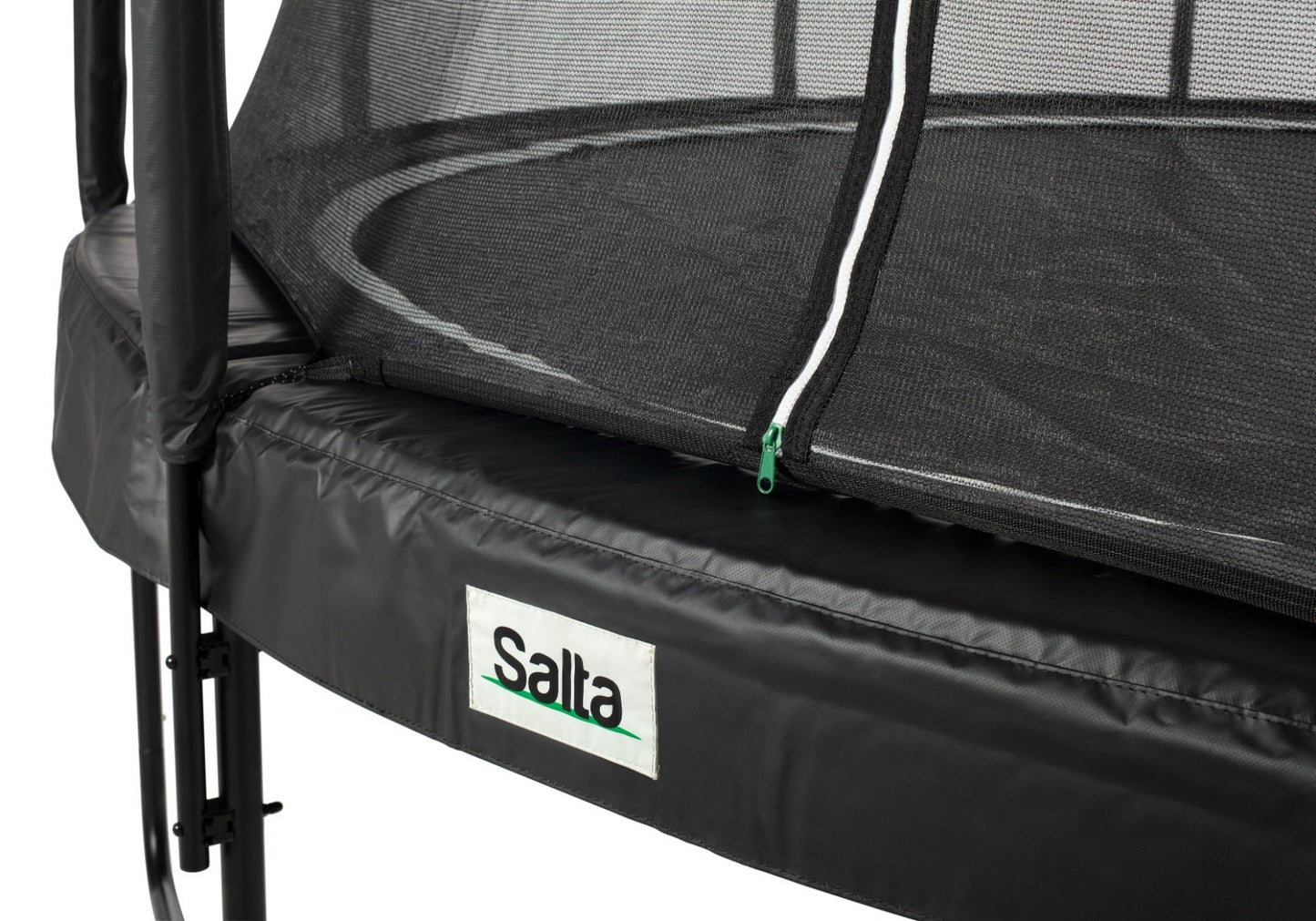 10ft Salta Black Round Premium Edition Trampoline with Enclosure