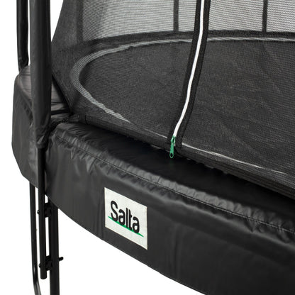 12ft Salta Black Round Premium Edition Trampoline with Enclosure