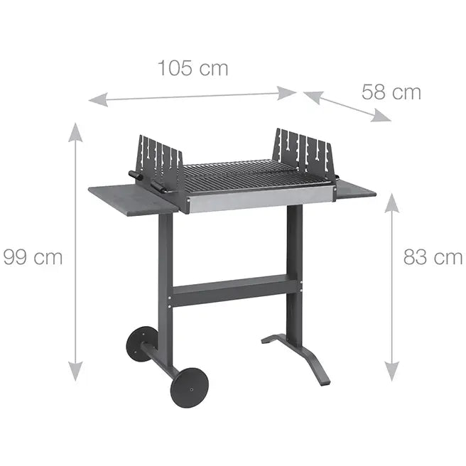 Martinsen Box BBQ 5000 Danish Charcoal BBQ with Double Grill