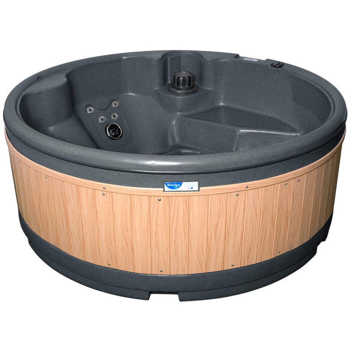 RotoSpa Orbis Round Hot Tub & Ice Bath | 4–5 Person Garden Spa