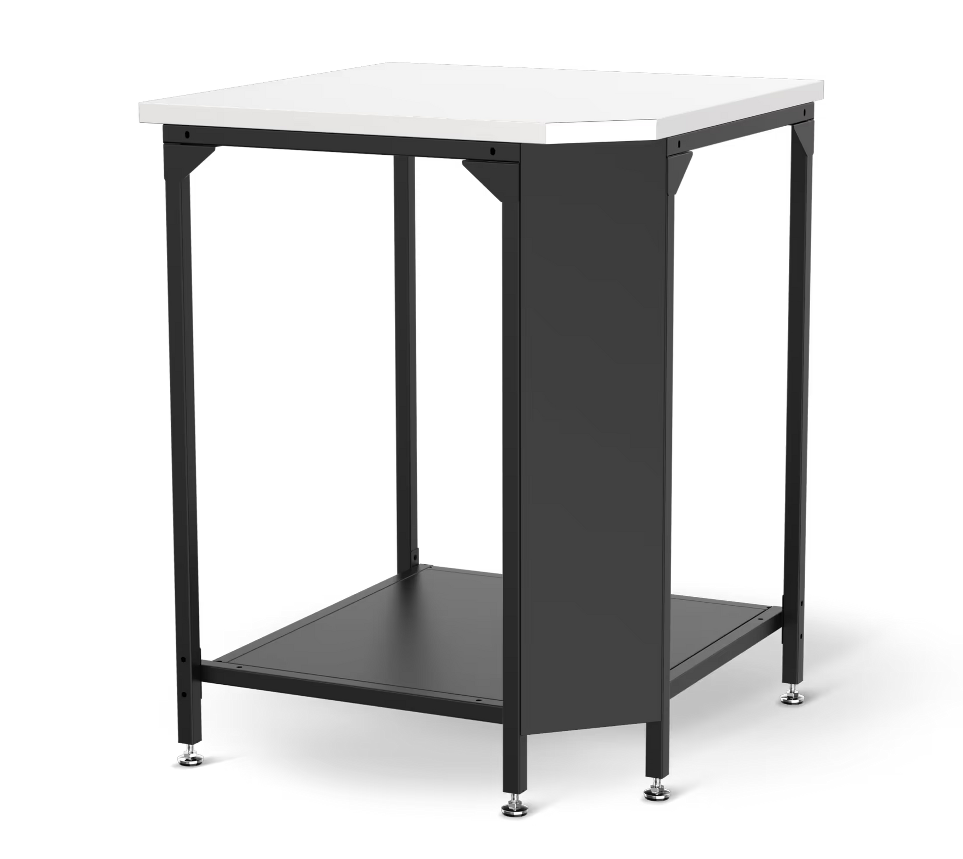 Cozze Corner Table – Modular Outdoor Kitchen Connector with Steel Top