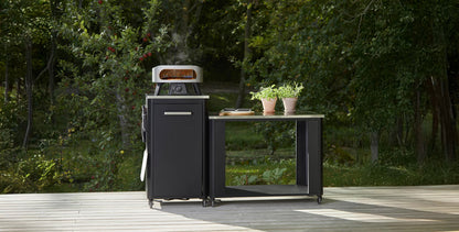 Cozze Outdoor Kitchen 115 – Open Prep Table with Stainless Steel Top