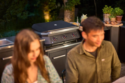 Cozze Outdoor Kitchen 90 Low – BBQ Table for Plancha or Combo Grill