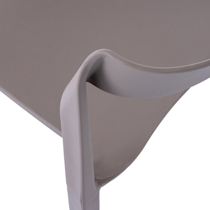 Zen Stone Dining Chair | Modern Indoor & Outdoor Plastic Garden Chair