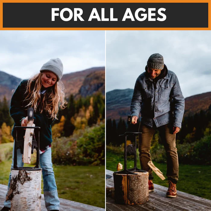 Kindling Cracker™ King Premium Bundle – Safe Firewood Splitting Kit