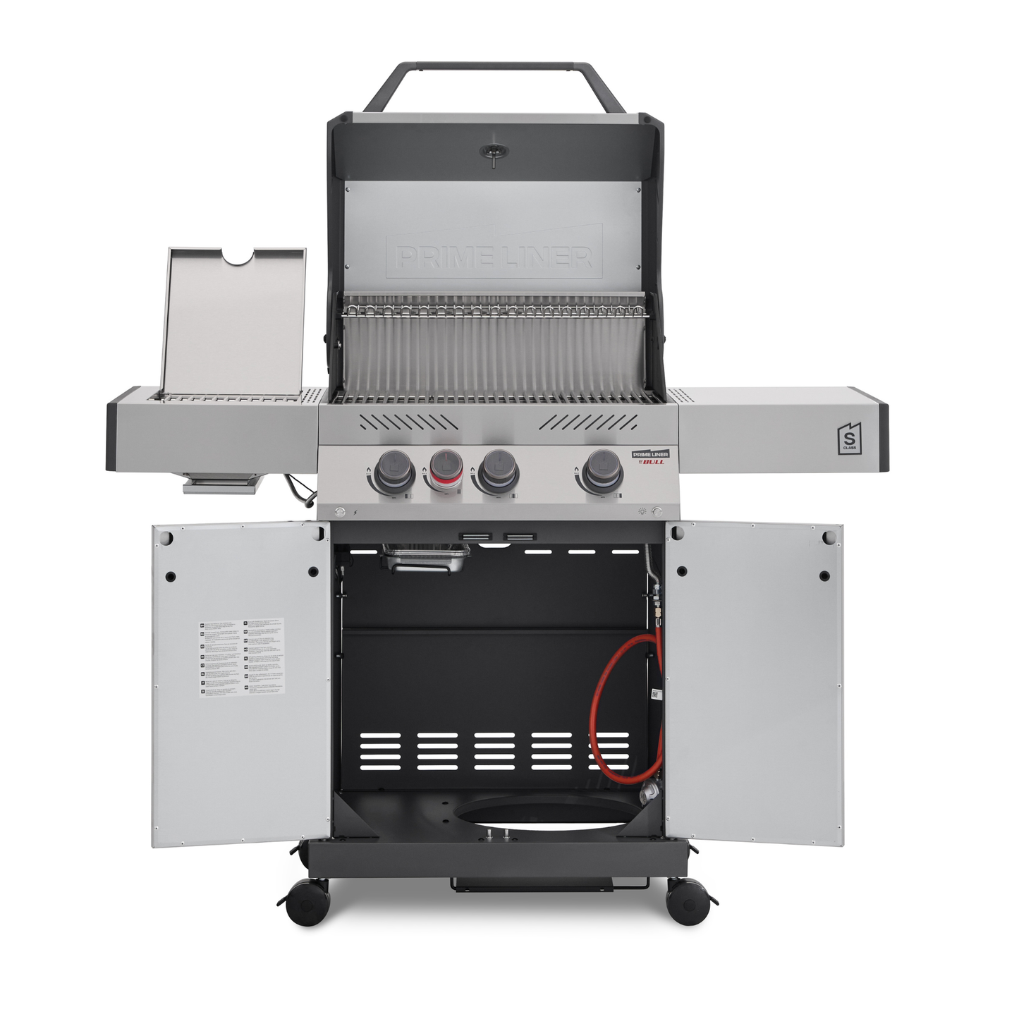 Primeliner By Bull S3 Gas Barbecue with Infrared Searing Burner & Cart
