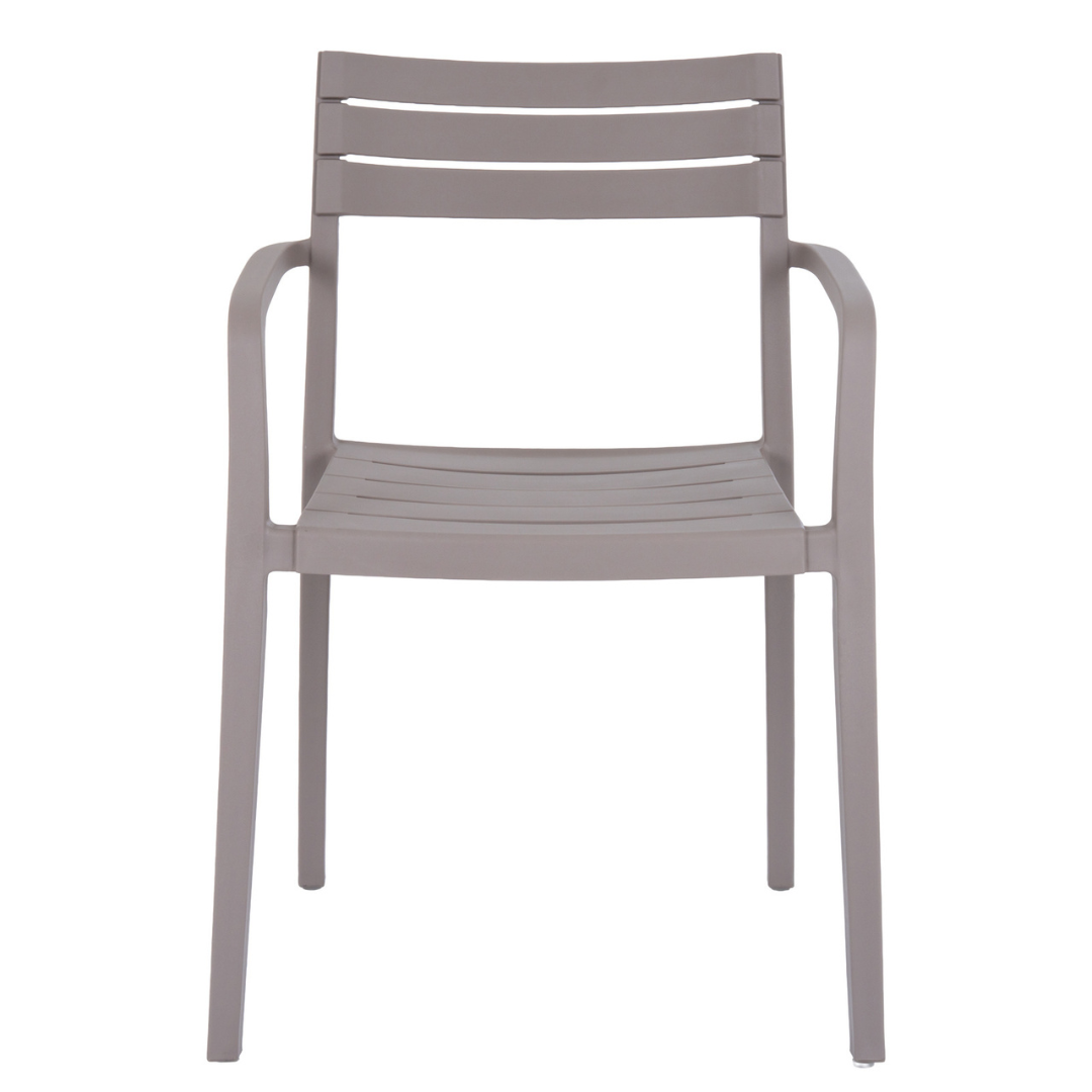 Aura Stone Outdoor Carver Chair | Weather Resistant Garden Dining Chair