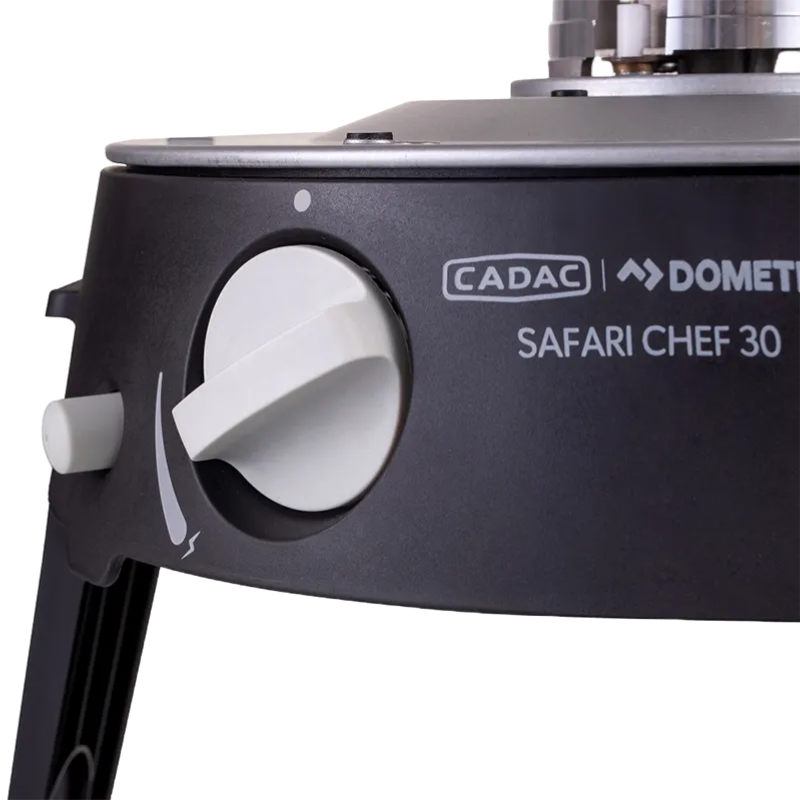 Cadac Safari Chef 30 HP Deluxe Portable Gas BBQ for Threaded Gas Cartridges