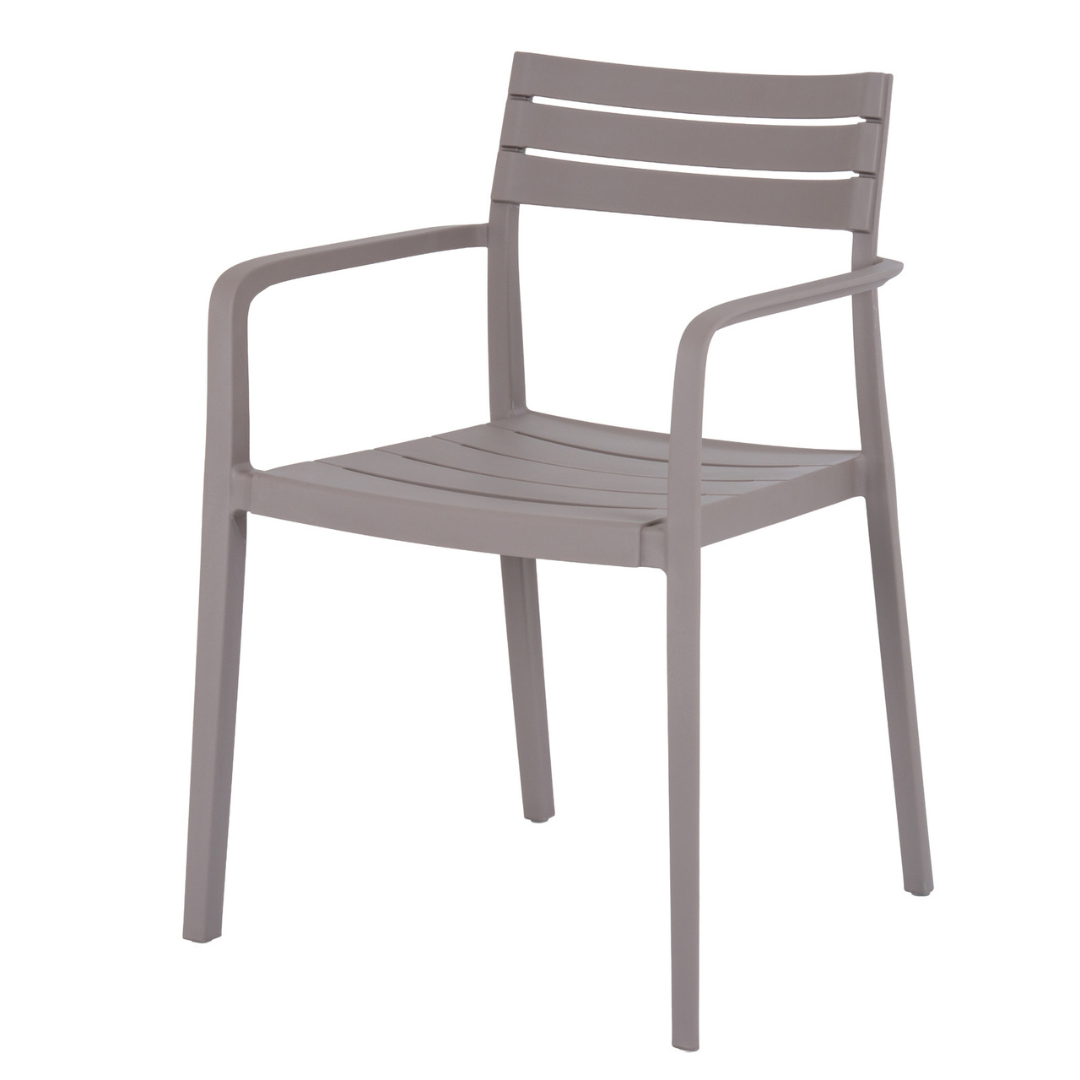 Aura Stone Outdoor Carver Chair | Weather Resistant Garden Dining Chair