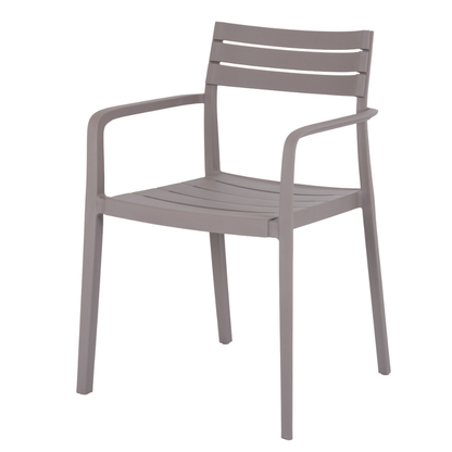 Aura Stone Outdoor Carver Chair | Weather Resistant Garden Dining Chair