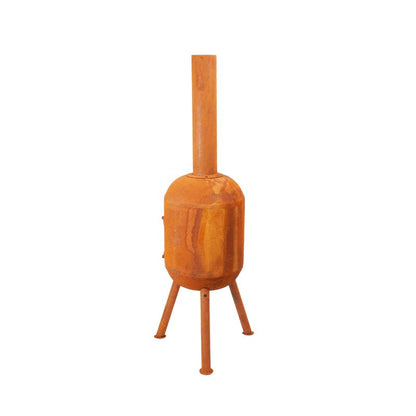 BonFeu, BonSolo, Outdoor Fireplace and Grill, Rust