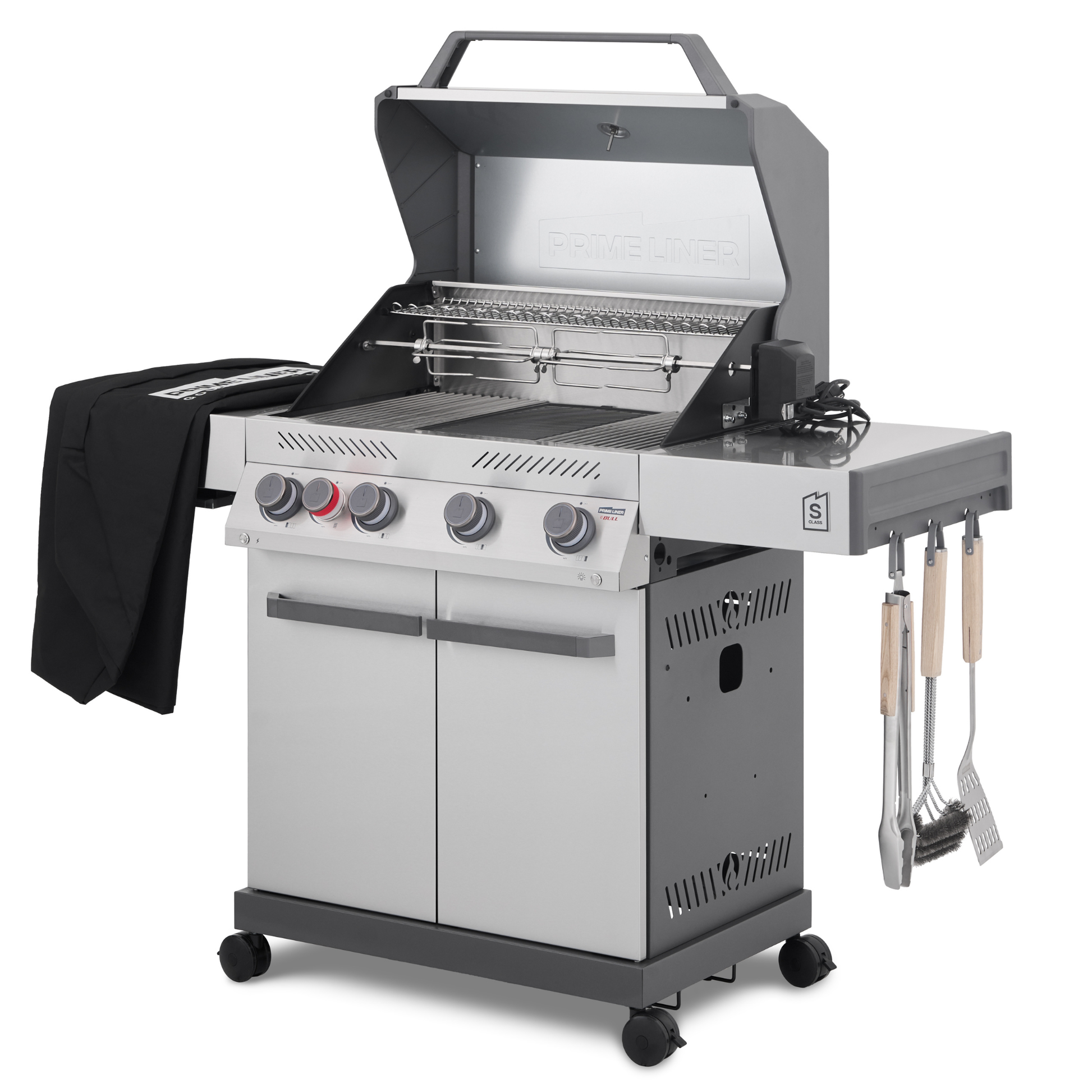 Primeliner By Bull S4 Gas Barbecue with Infrared Burner & Premium Cart
