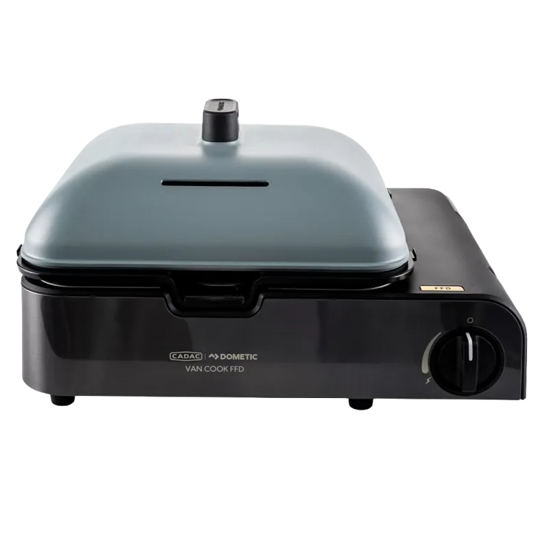 Cadac Van Cook Pro FFD Deluxe Portable Gas Stove for Campervans with Grill Plates