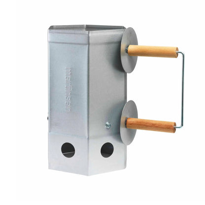 Martinsen BBQ Starter Charcoal Chimney Starter with Wooden Handles
