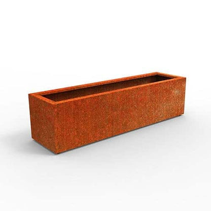 Arden Trough Planter in Rustic Patina Steel | Handmade in Britain
