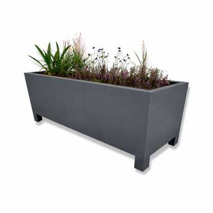 Arden Trough Planter with Feet Steel Garden Planter UK