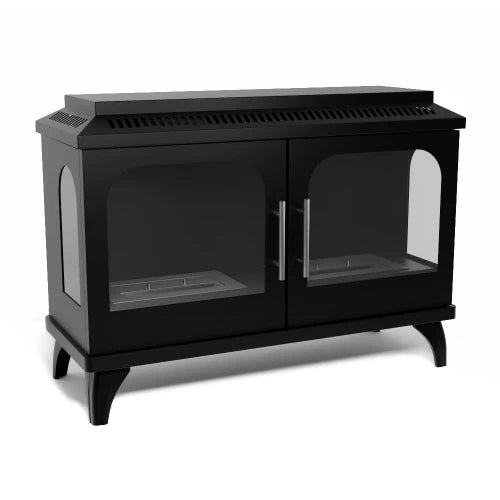 Atlanta Double Bioethanol Stove Indoor 3-Sided Fireplace