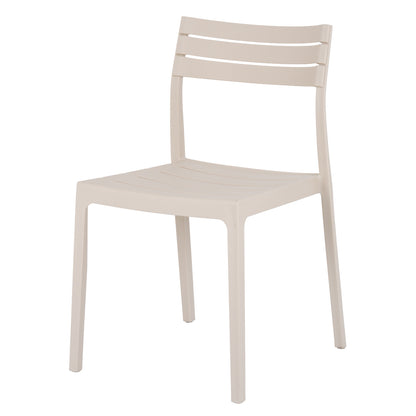 Aura Putty Outdoor Dining Chair | Weather Resistant Garden & Patio Seating