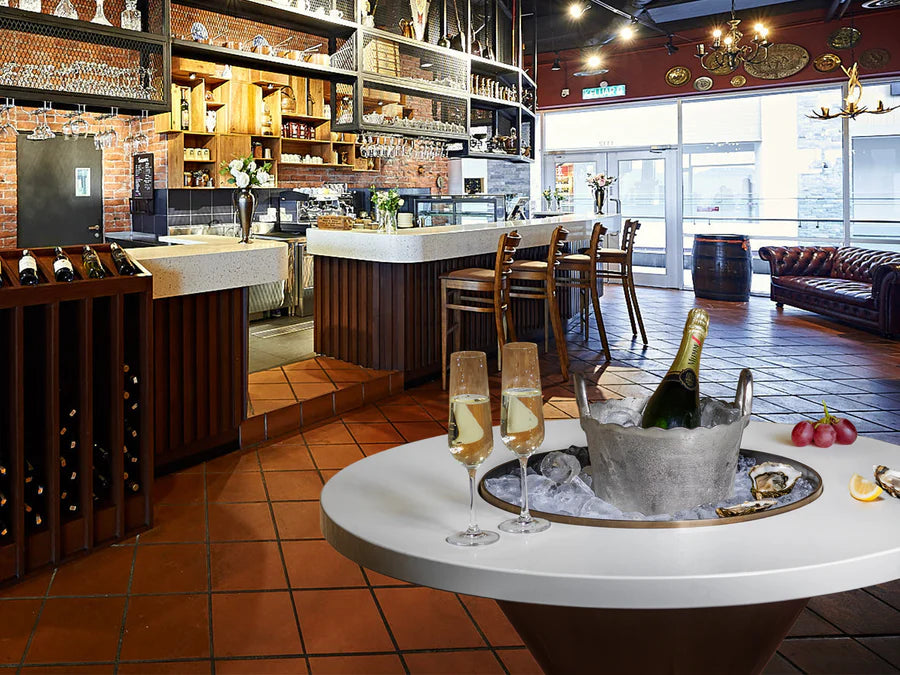 The ‘O’ Grill – Fire and Ice | METARTAL Outdoor Fire Pit, BBQ & Drinks Table