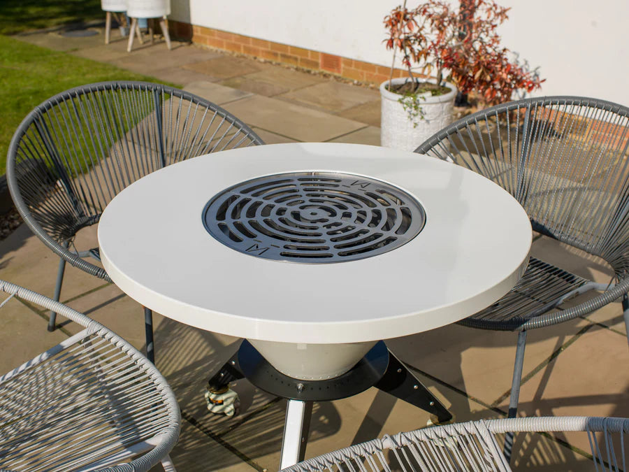 The ‘O’ Grill – Fire and Ice | METARTAL Outdoor Fire Pit, BBQ & Drinks Table