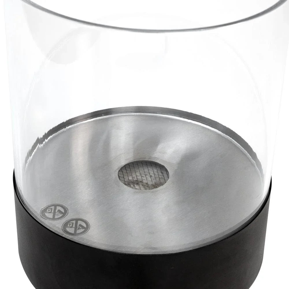 Southwark Black Round Tabletop Bioethanol Fireplace 3L Burner
