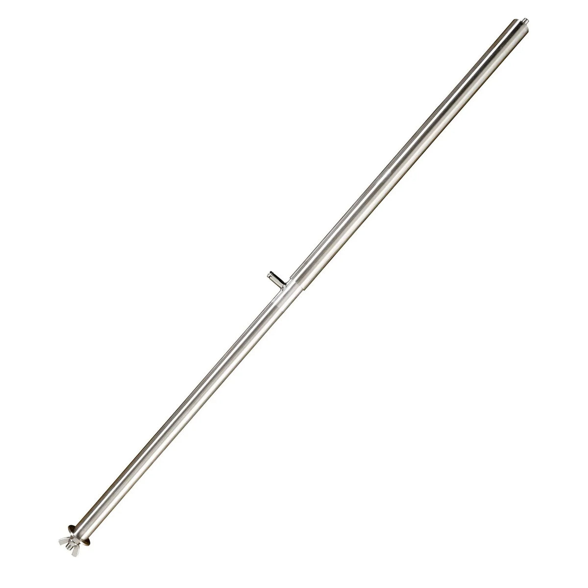 Cocoon Fires Adjustable Ceiling Rod in Polished Steel