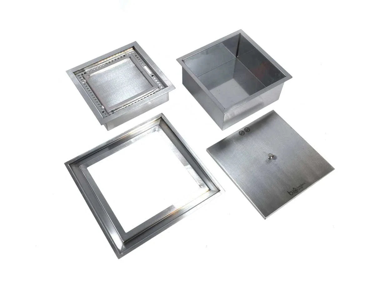 ScandiFlames Outdoor Square Bioethanol Burner 5L, 5kW