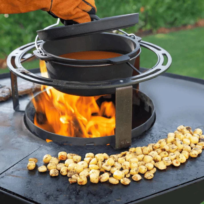Barbecook Wok & Dutch Oven Holder Heat-Resistant Steel Outdoor Cooking