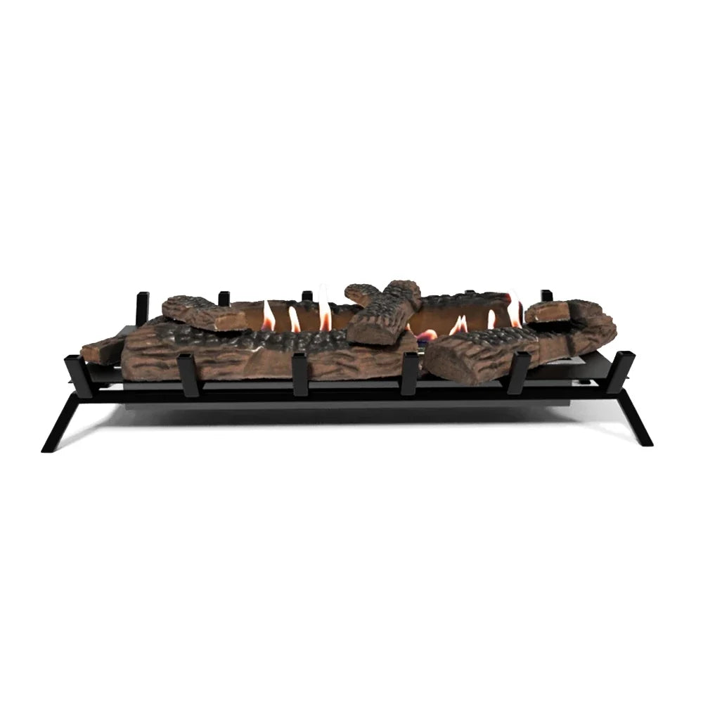 ScandiFlames Bioethanol Fire Grate XL 80 cm with Logs