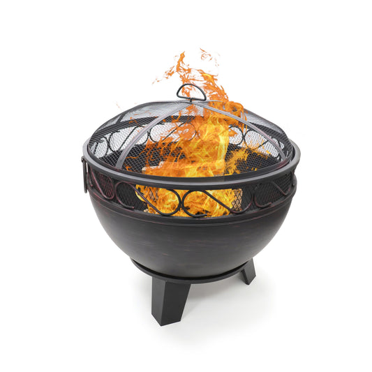 HEAT Boble Fire Bowl – Bronze Outdoor Wood Burner