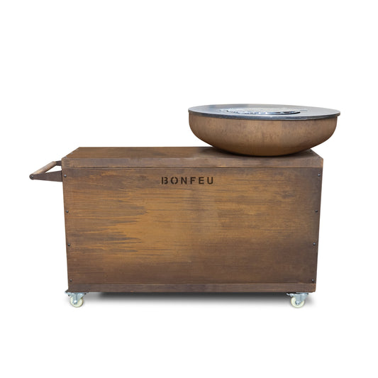 BonFeu, BonBiza Island, BBQ Plancha (100cm) with Table