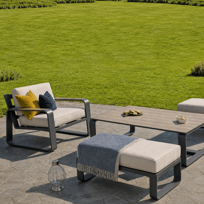 Hex Living Courtyard Set Anthracite Grey | Premium Outdoor Furniture