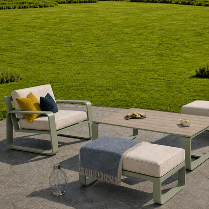 Hex Living Courtyard Set Sage Green | Premium Outdoor Furniture