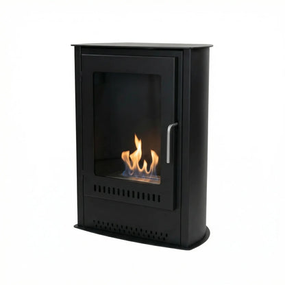 ScandiFlames Carson Small Black Bioethanol Fireplace