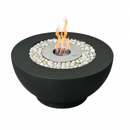 ScandiFlames Circula Black Bioethanol Fire Pit