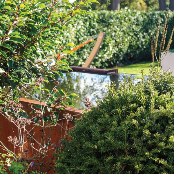 Handmade Corten Steel Cube Pond | British Made Garden Water Feature