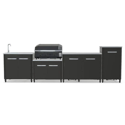 Cozze Modular Outdoor Kitchen with G 800 Grill, Sink and Optional Pizza Oven for Outdoor Cooking